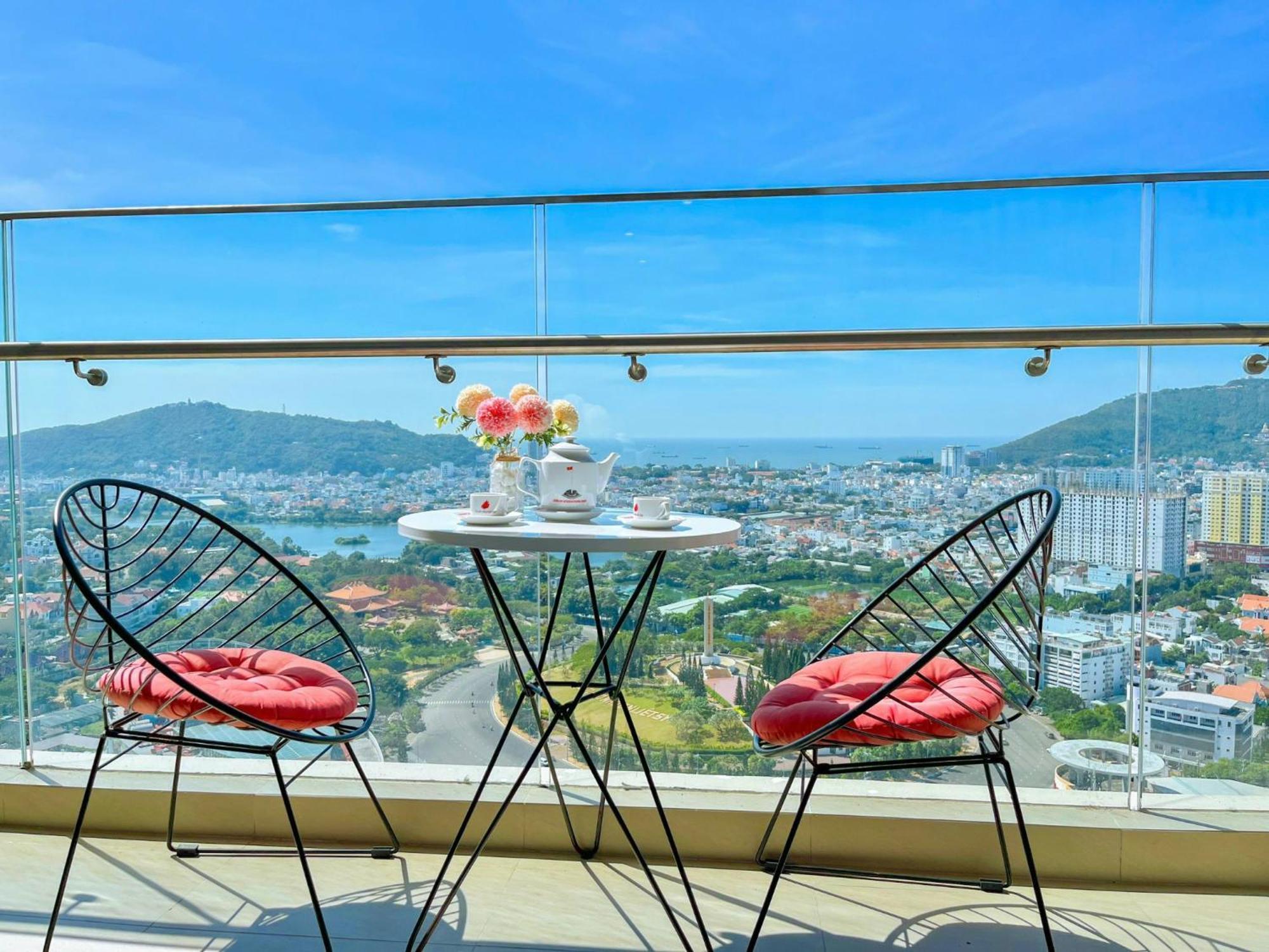 The Sóng Apartment Vivi Homestay,Miễn Phí Hồ bơi vô cực , xông hơi, công viên nước trẻ em Vung Tau Extérieur photo
